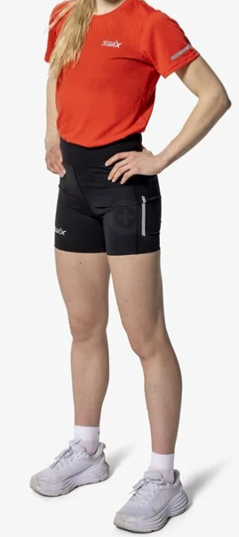 Swix Pace High Waist Half Tights naisten juoksutrikoot musta - Naisten treenivaatteet - 10034-23-10000 - 1