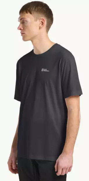 Jack Wolfskin Vonnan Tee miesten t-paita tummanharmaa - Miesten t-paidat - 40649939840 - 1