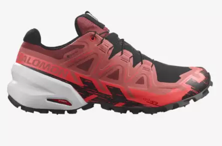 Salomon Spikecross 6 GTX nastajuoksukengät punainen/musta - Miesten talvikengät ja nastakengät - 1957513840 - 1