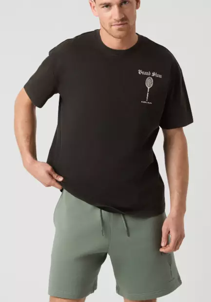 Björn Borg Ace Oversized T-Shirt miesten t-paita musta - Miesten t-paidat - 73214656711 - 1