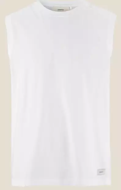 Craft Collective Relaxed SL Tee miesten hihaton paita valkoinen - Miesten t-paidat - 731857420932 - 1