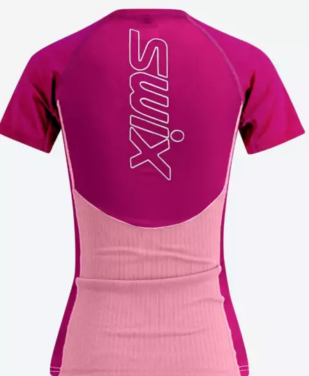 Swix RaceX Light Short Sleeve naisten treenipaita pinkki - Naisten treenivaatteet - 10002-24-92702 - 2