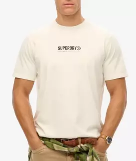 Superdry Utility Sport Graphic T-Shirt miesten t-paita luonnonvalkoinen - Miesten t-paidat - 50630685175 - 1