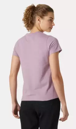 Helly Hansen Core T-Shirt naisten t-paita vaaleanvioletti - Naisten t-paidat ja topit - 54591-676 - 2