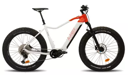 Helkama FE12S jousto E7000 sähkö Fatbike valkoinen - Sähkömaastopyörät - HFE1217S-VA-C - 1